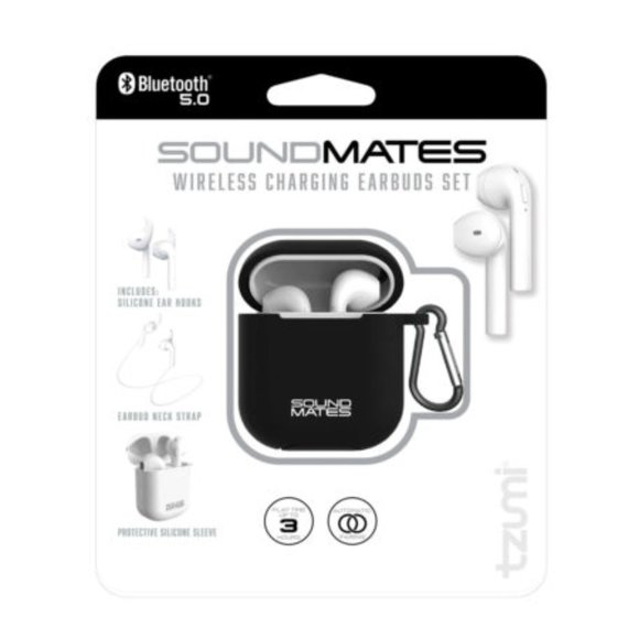 Lot of (2) SOUNDMATES TRUE WIRELESS BLUETOOTH 5.0 EARBUDS WHITE COMBO PACK! - Picture 8 of 8